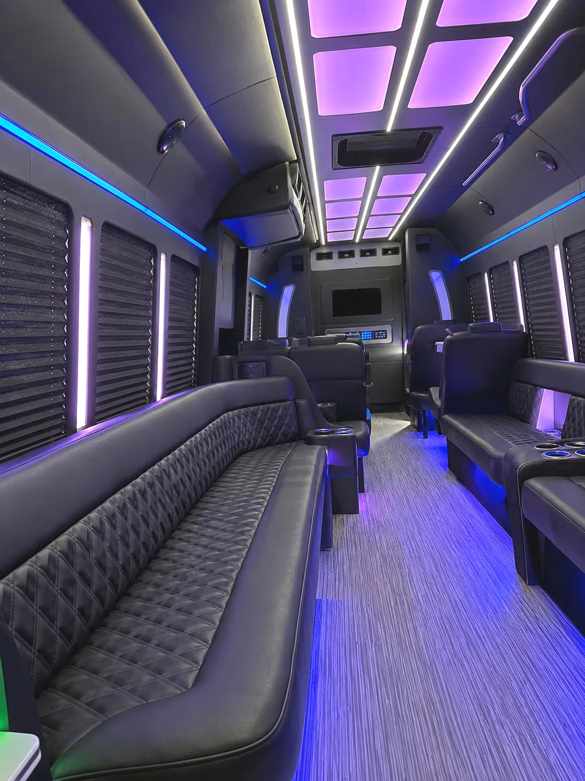 Daytona Beach Bachelor & Bachelorette Transportation party bus interior