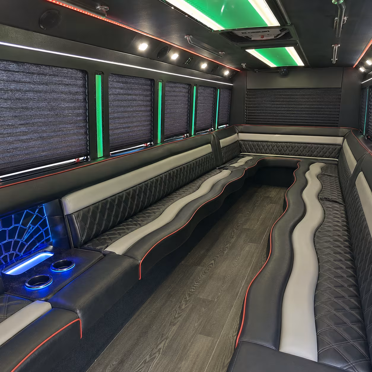Daytona Beach Private Event Transportation party bus exterior