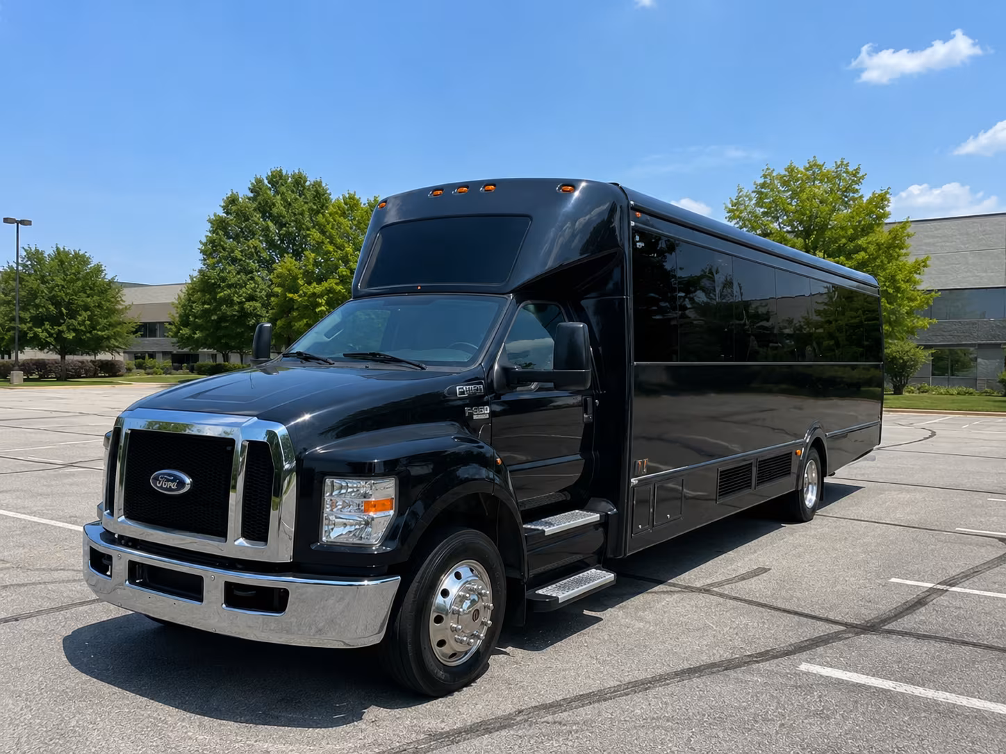 Daytona Beach Private Event Transportation party bus exterior
