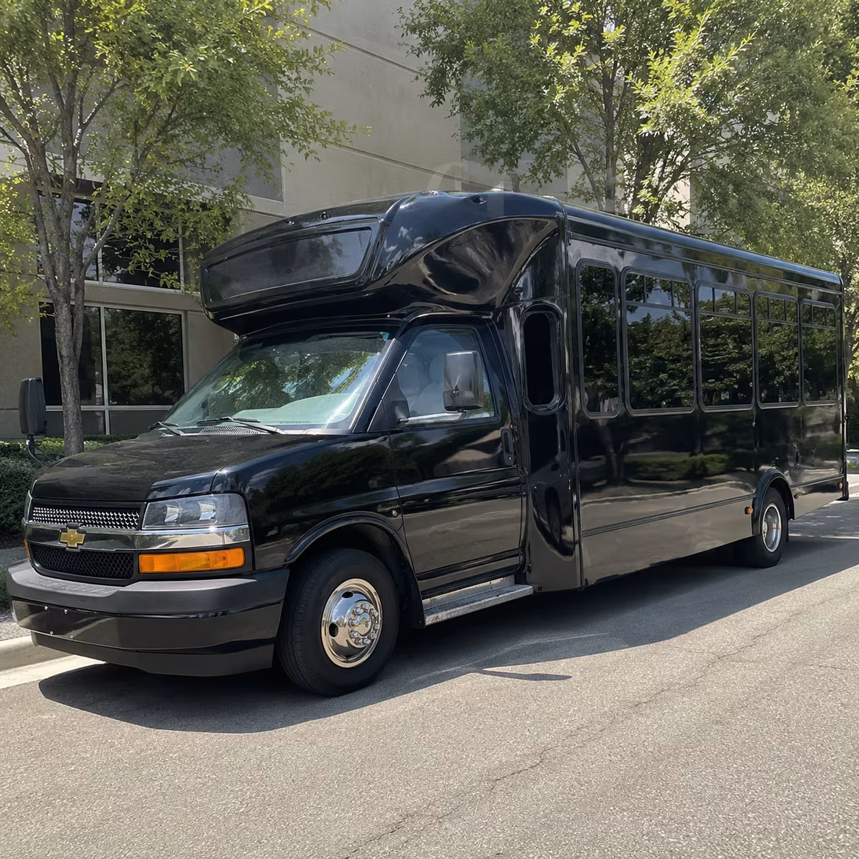 Daytona Beach Prom & Homecoming Transportation party bus exterior