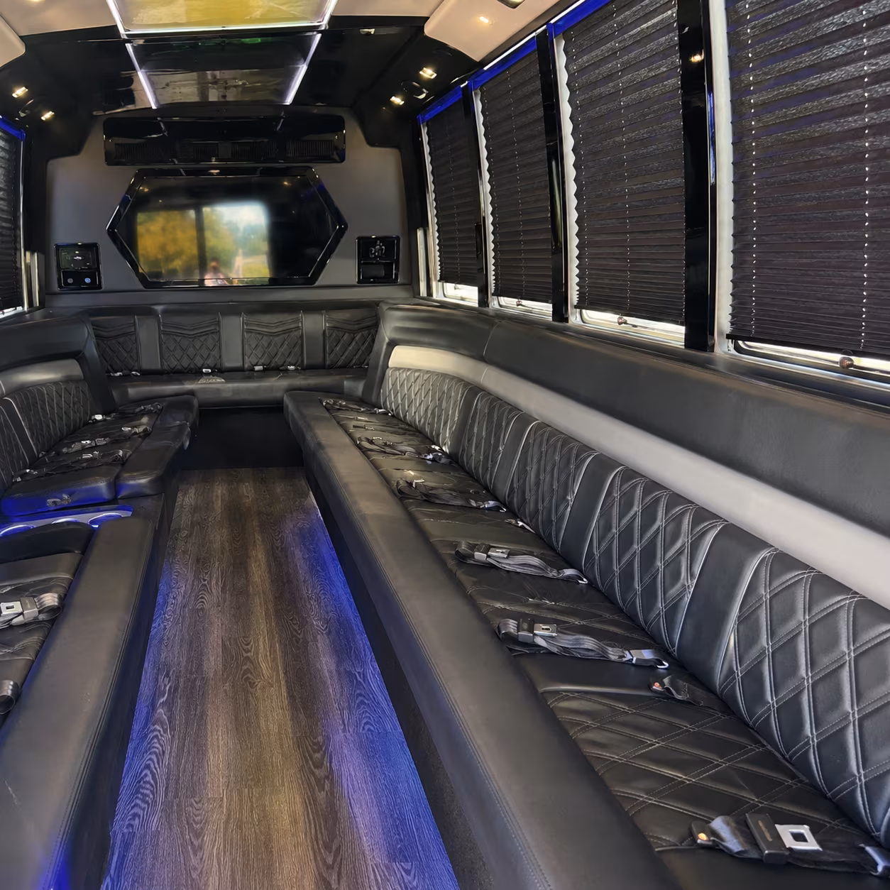 Daytona Beach Prom & Homecoming Transportation onboard seating