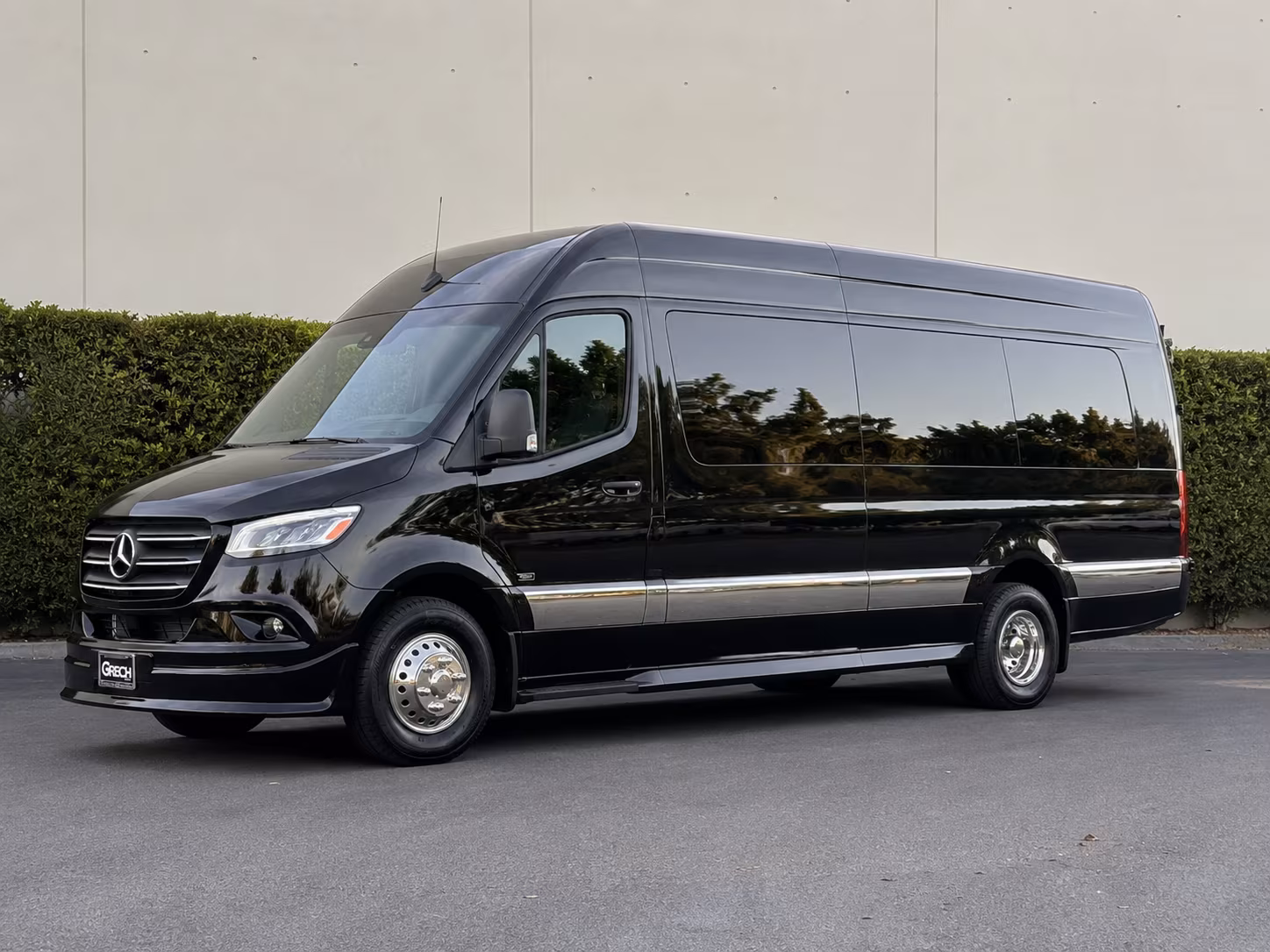 Daytona Beach School Event Transportation party bus exterior