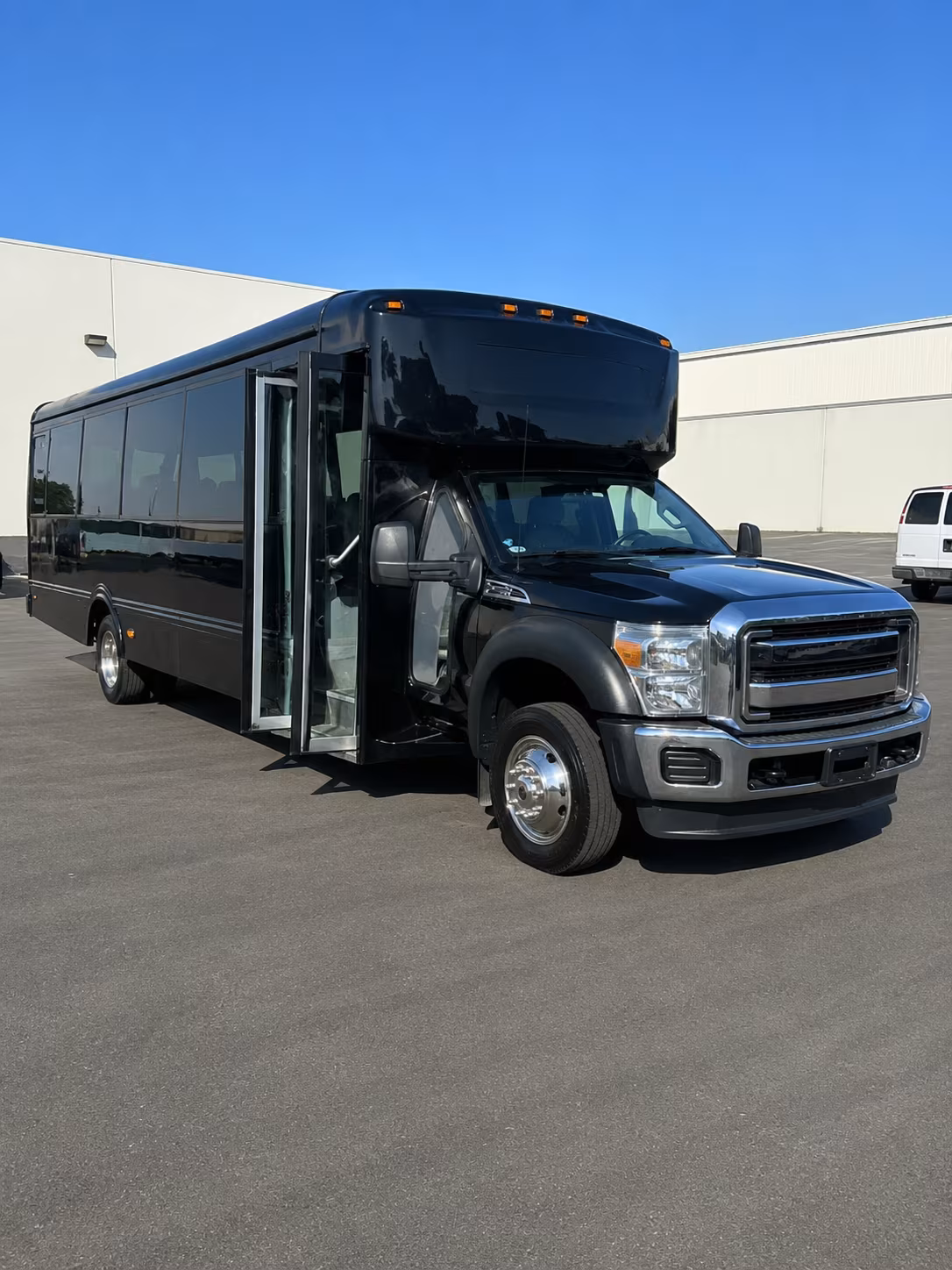 Daytona Beach Sporting Event Transportation party bus exterior