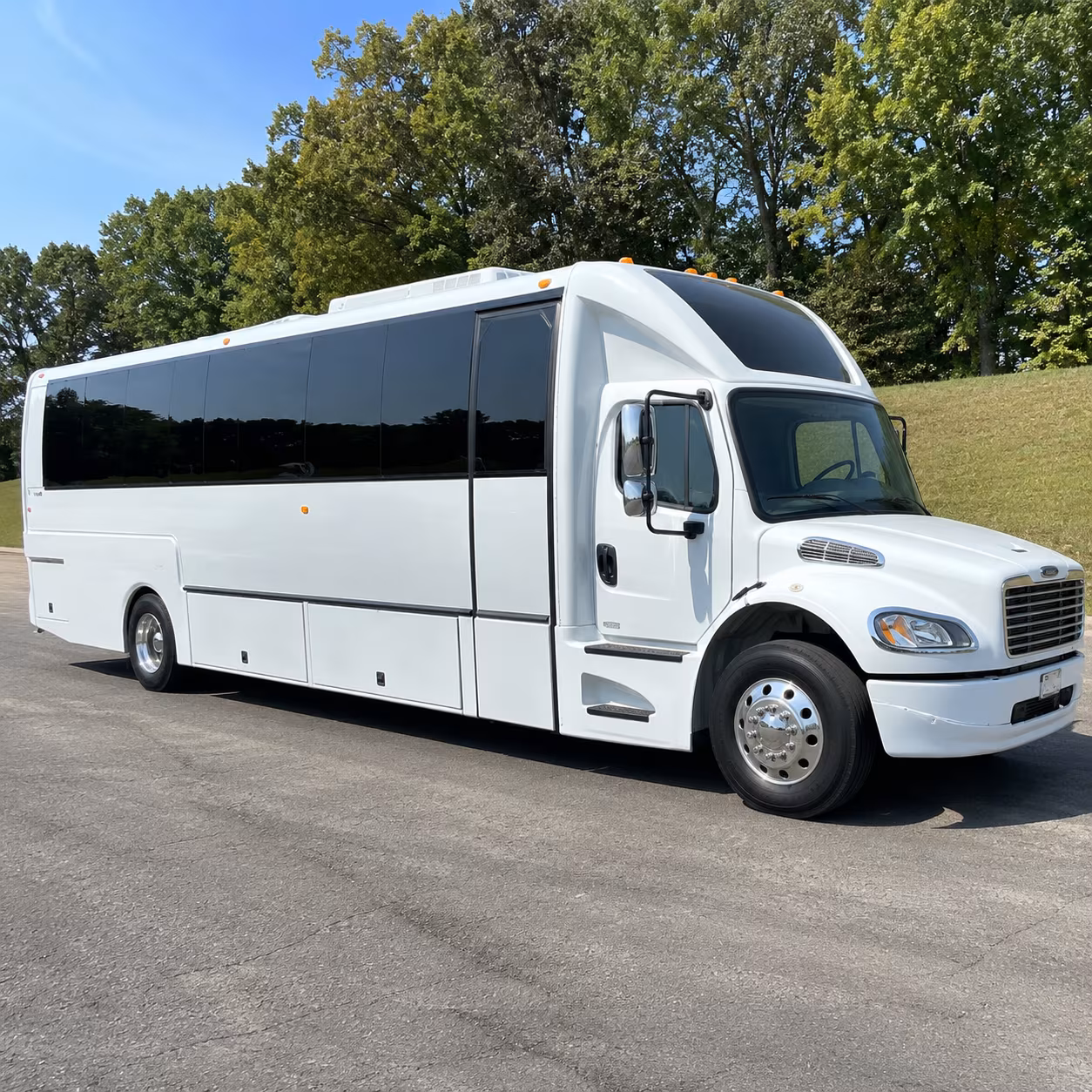 Daytona Beach Sporting Event Transportation party bus exterior