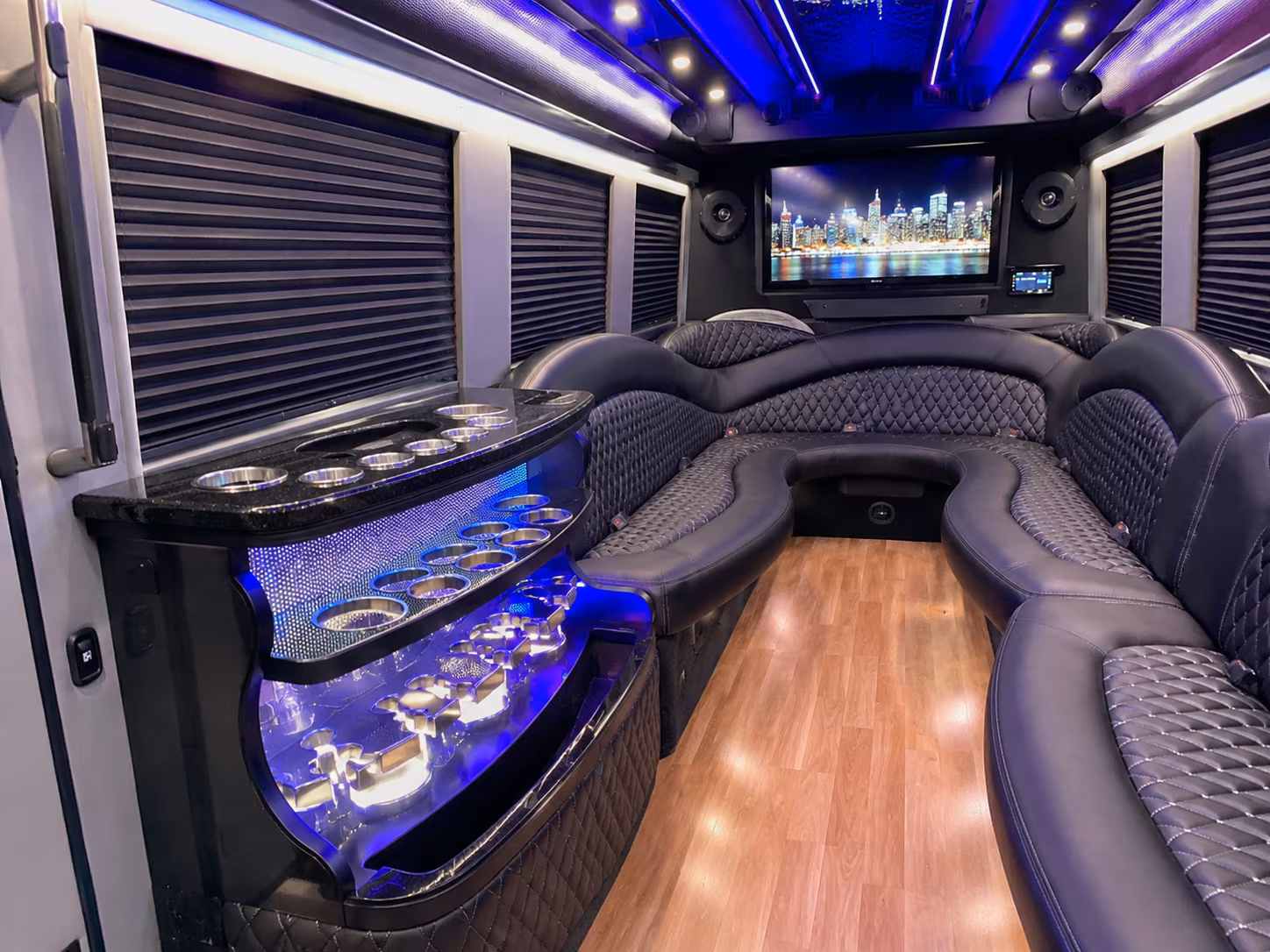 Daytona Beach Winery Tour & Pub Crawl Transportation party bus exterior