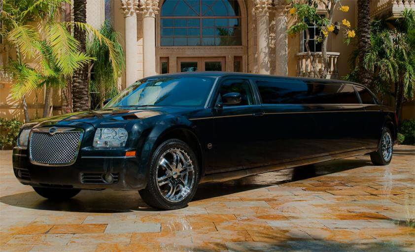 black chrysler 300 limo rental Brandon