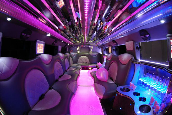 black hummer limo interior Springs Hill