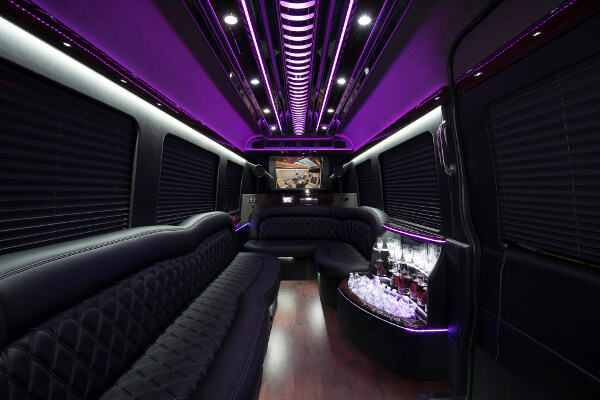 sprinter party bus St Cloud interior